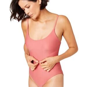Andie Swim 'The Riviera' One Piece Swimsuit - Punch - Size Medium NWT